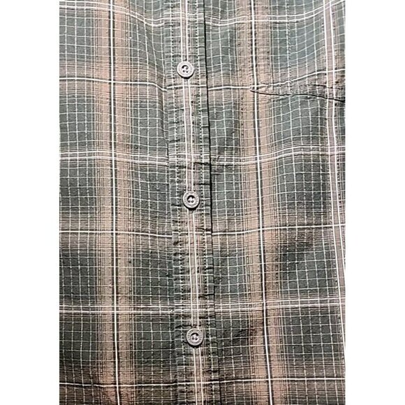 Wolverine Shirt Green Plaid Size Large Button Down Long Sleeve Cotton - Picture 2 of 11